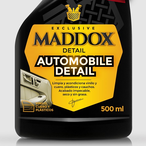 Etiqueta del limpia salpicaderos Automobile Detail de Maddox
